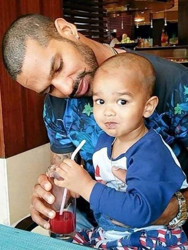 Shikhar Dhawan: कौन कहता है कि पापा रोते नहीं हैं? बेटे से…